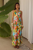 ARLI MAXI DRESS ETALLIA MULTI
