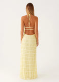 Aullie Maxi Dress Yellow