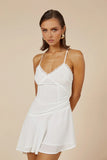 ODEZA MINI DRESS WHITE