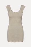 Kai Crochet Mini Dress Sand Dollar