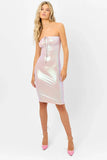 Hope Iridescent Strapless Dress Gilded Angel