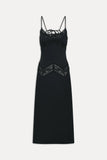Ethereal Satin Lace Maxi Dress Meet Me At Dusk