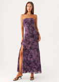 Alexandrite Midi Dress Purple