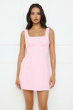 City Sleek Mini Dress Pink