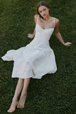 white stretch cotton midi sundress