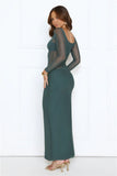 Heated Soul Off Shoulder Maxi Dress Teal