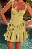 JOELLE MINI DRESS LIME