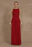 NALLA MAXI DRESS CHERRY