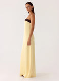 Jiana Maxi Dress Baby Yellow