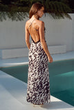 MONET CROSS BACK MAXI DRESS GIANA WHITE
