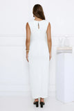 Country Air Midi Dress White