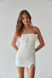 Mina Strapless Bow Bodycon Mini Dress