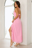 Love Potion Halter Maxi Dress Pink