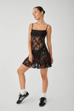 Carlotta Lace Mini Dress Black
