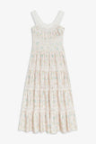 Dakota Floral Satin Maxi Dress French Riviera