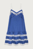 Tennessee Satin Midi Dress Sailor Dot
