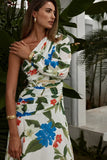 FLORIA MAXI DRESS WHITE FLORAL