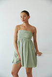 Molly Open Back Babydoll Mini Dress