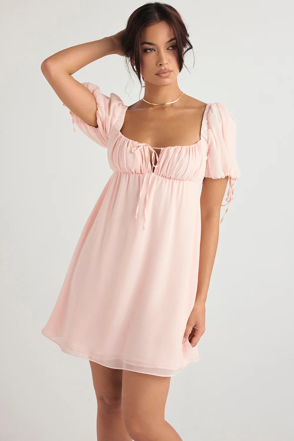pink quartz mini dress sale