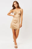 Arielle Silk Dress Earth