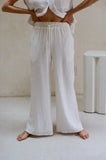 Bruna Cotton Wide Leg Pants
