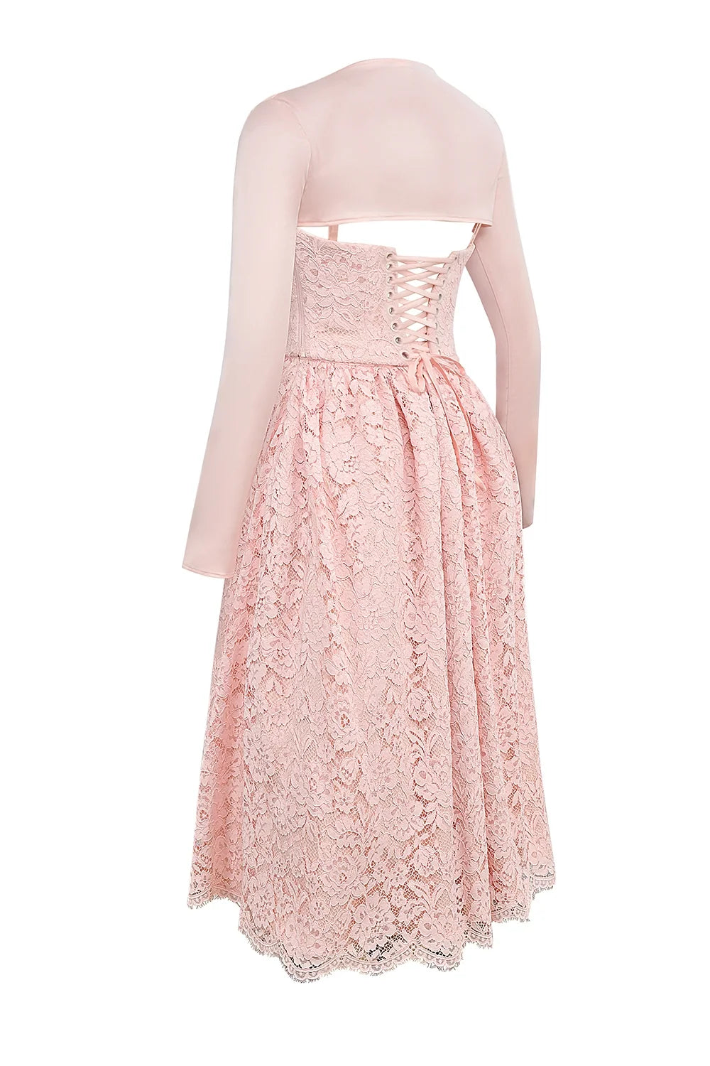 ballerina pink lace corset skirt and bolero sale