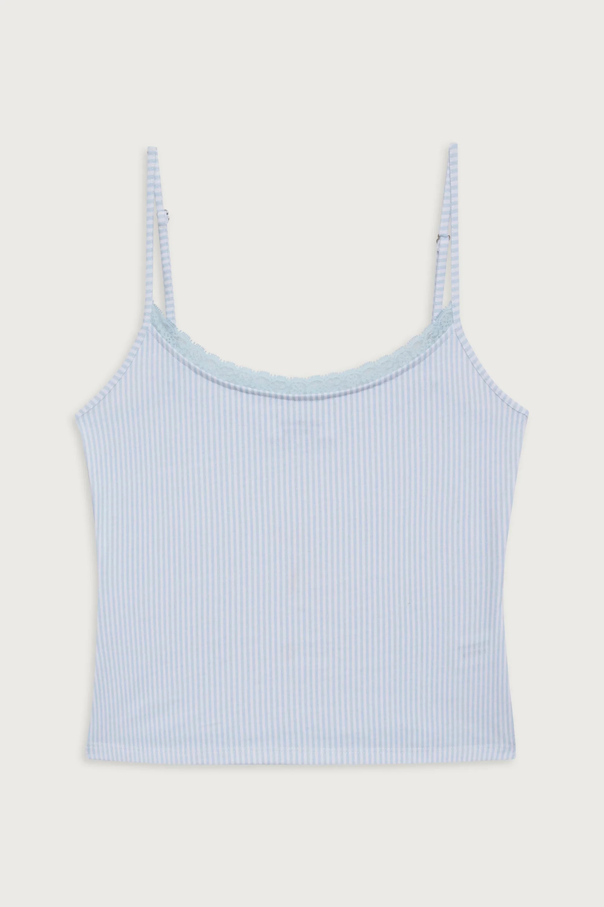 Farmhouse Striped Cotton Camisole Sleepy Stripe