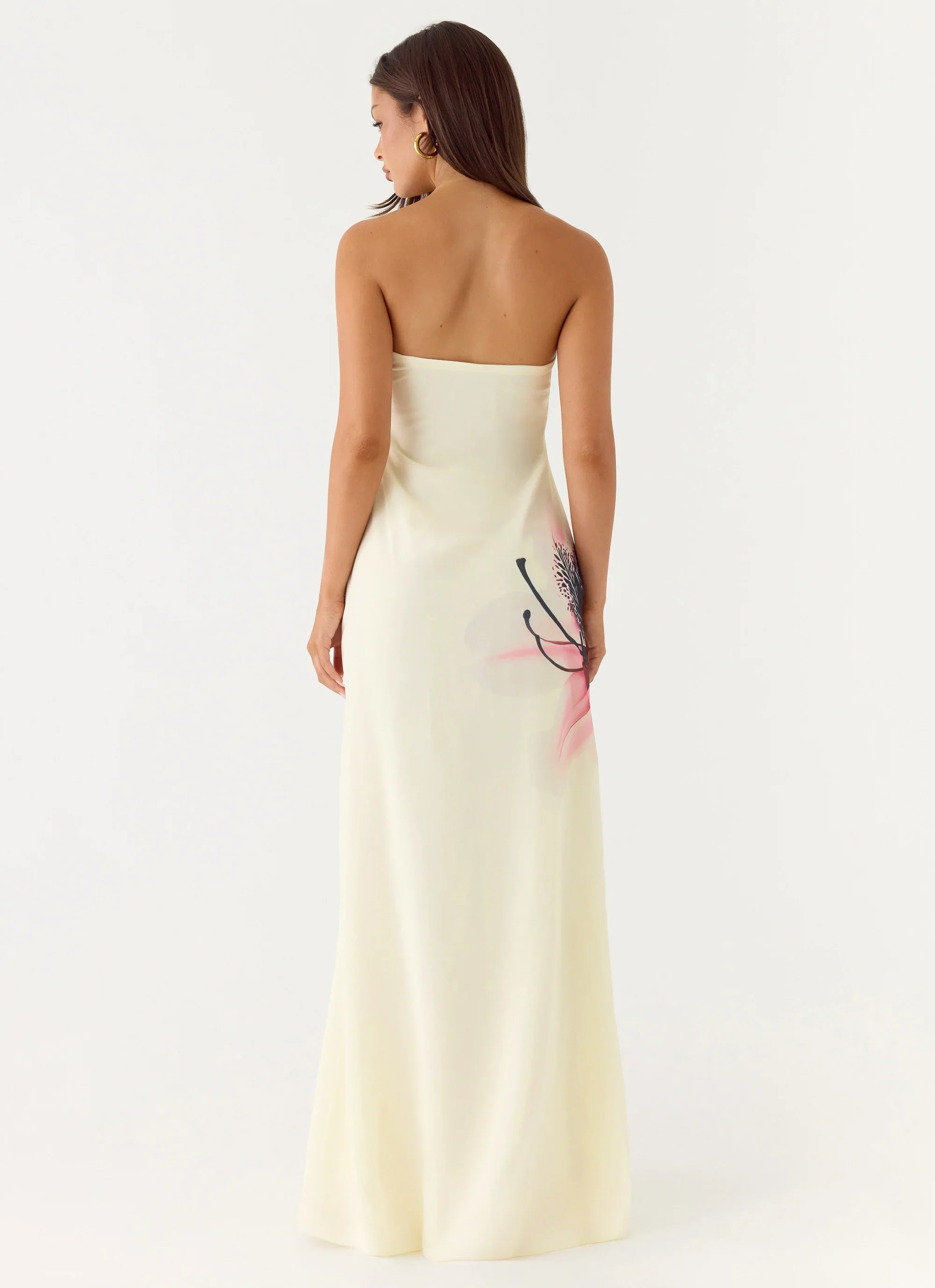 Lariettea Strapless Maxi Dress Velvet Bloom