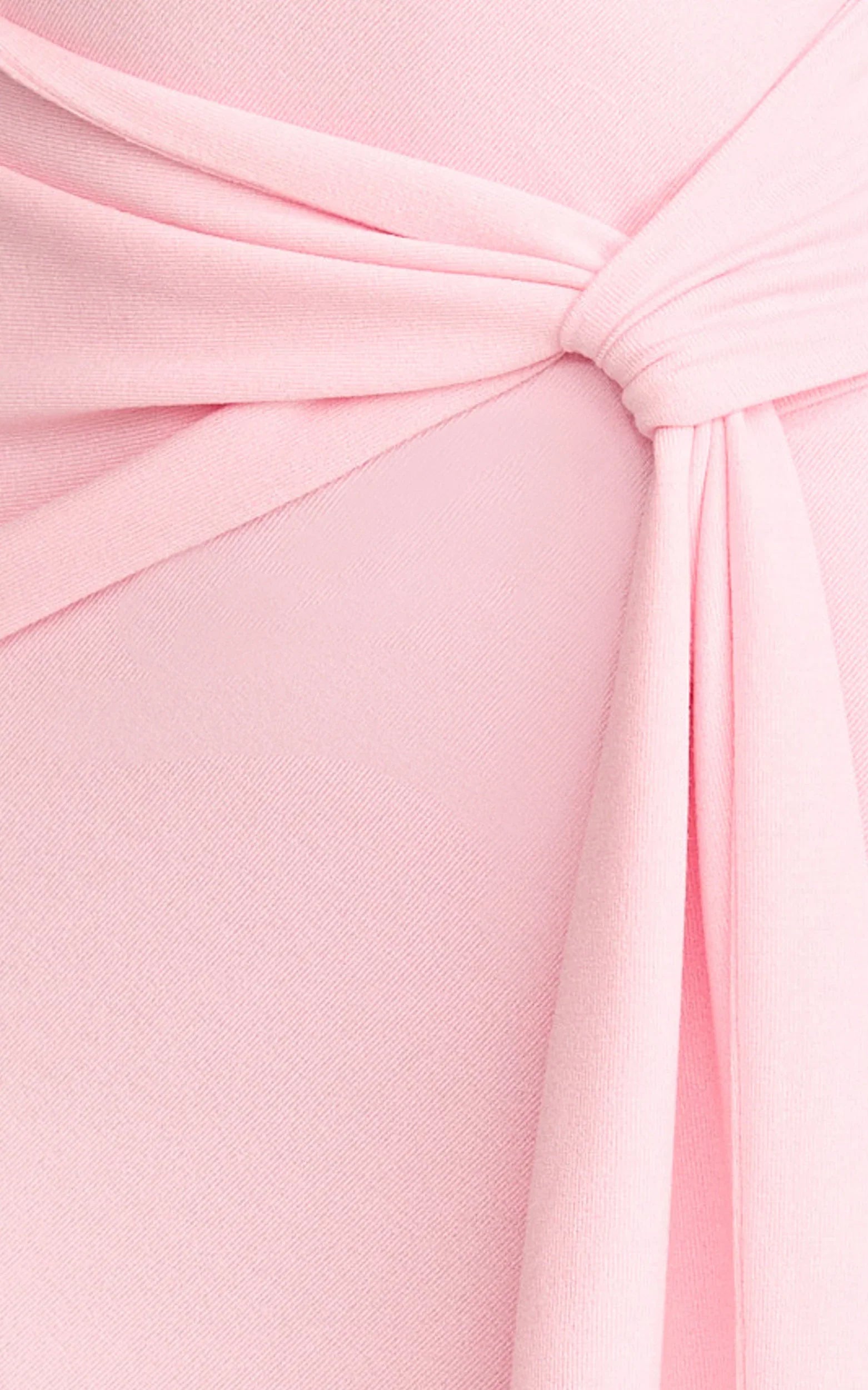 Aria Maxi Dress Strapless Tie Waist Dress in Pink