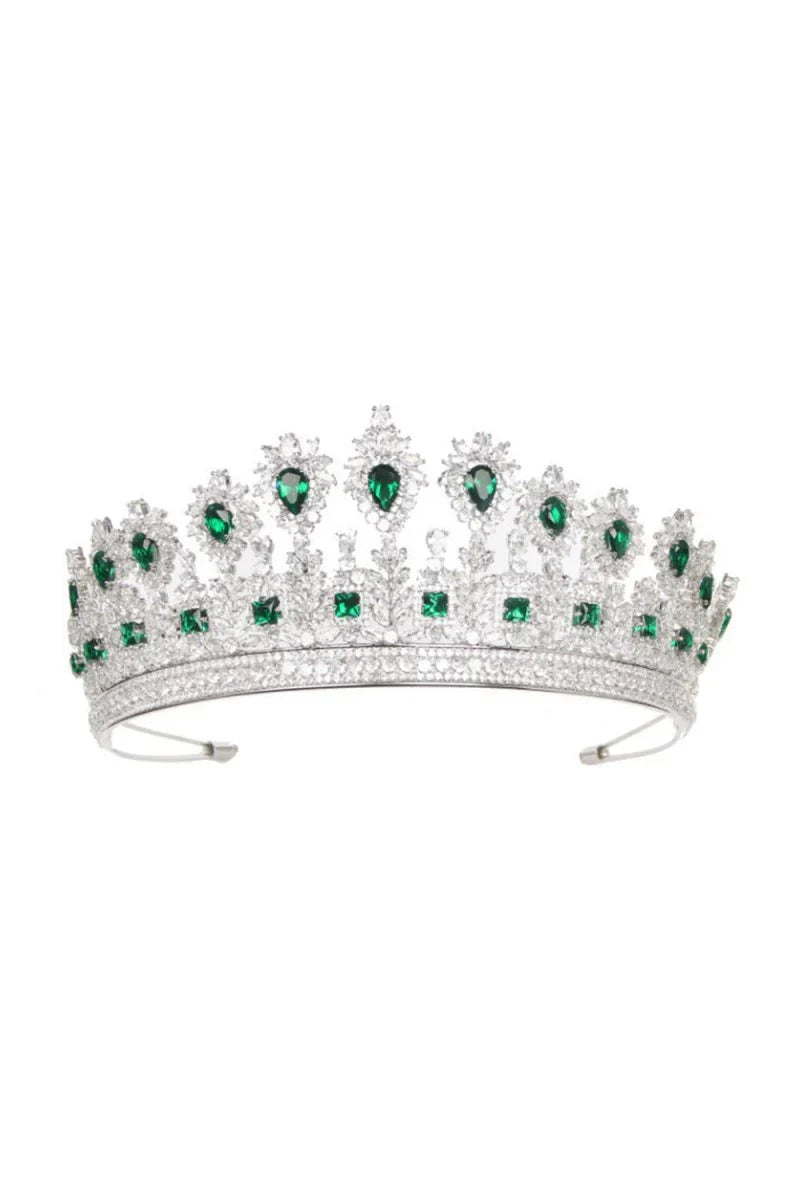 Green Zircon Princess Crown
