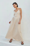 WINSLET MIDI DRESS SAND