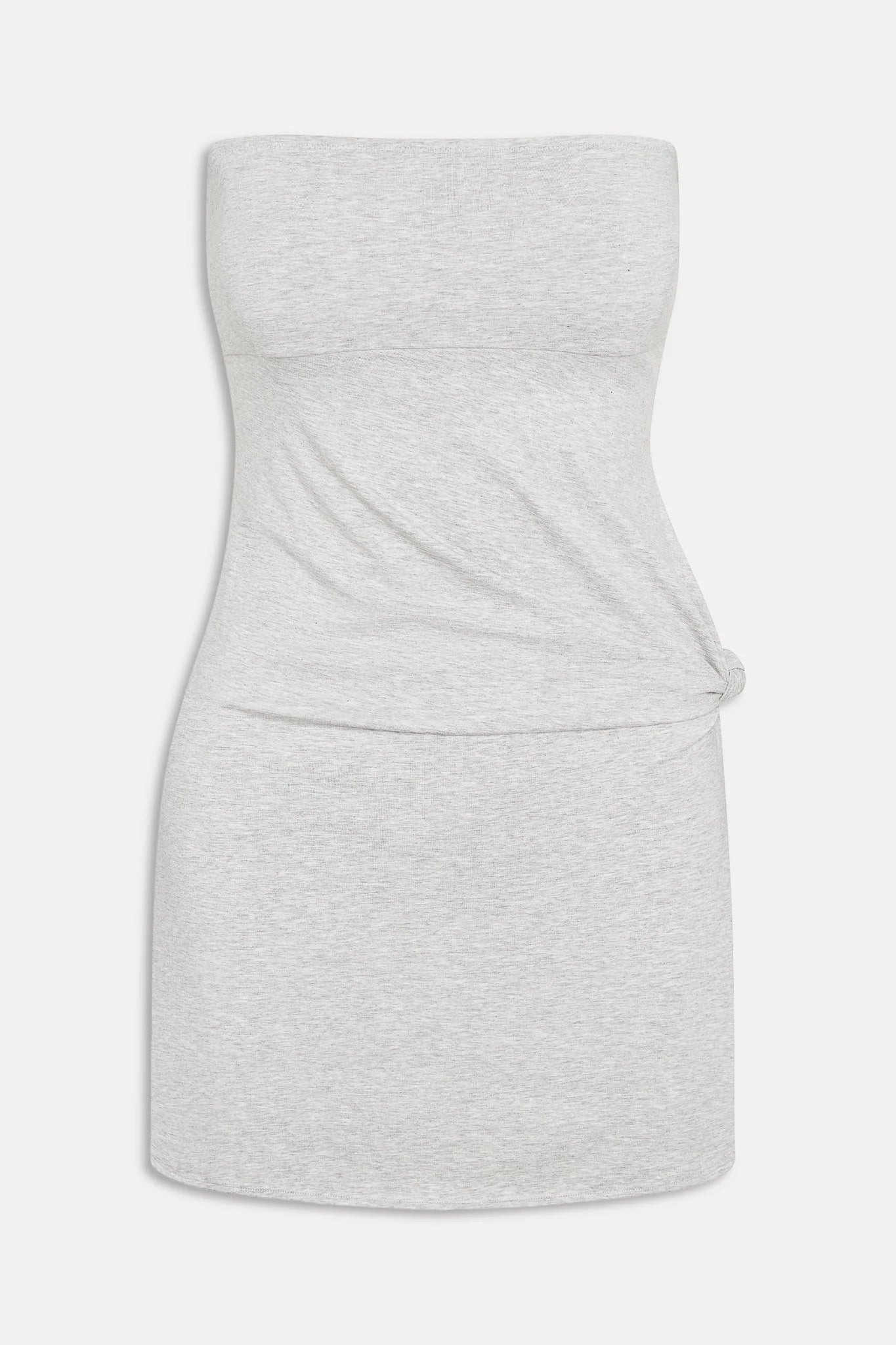 x JENNIE Vera Strapless Mini Dress Smoke Gray