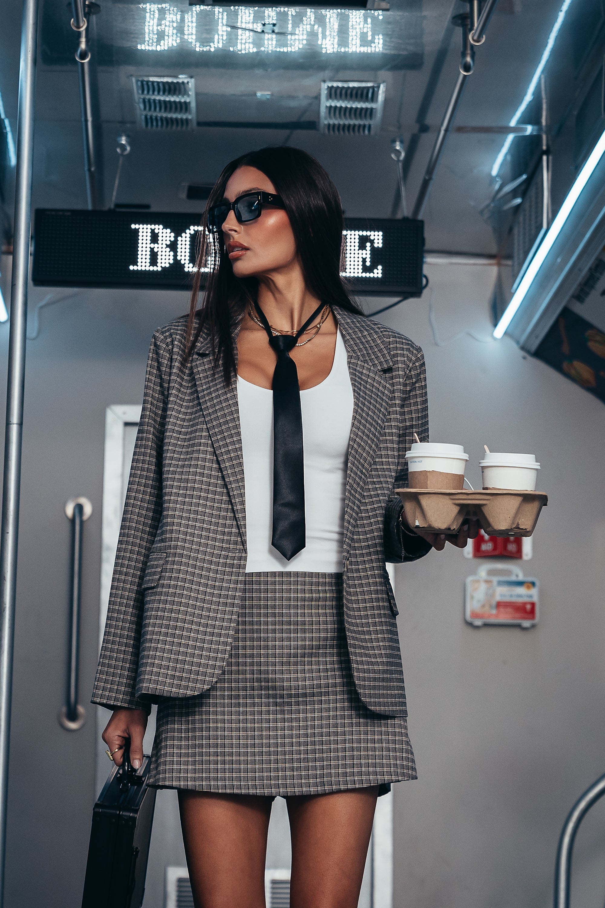 Benji Plaid Blazer