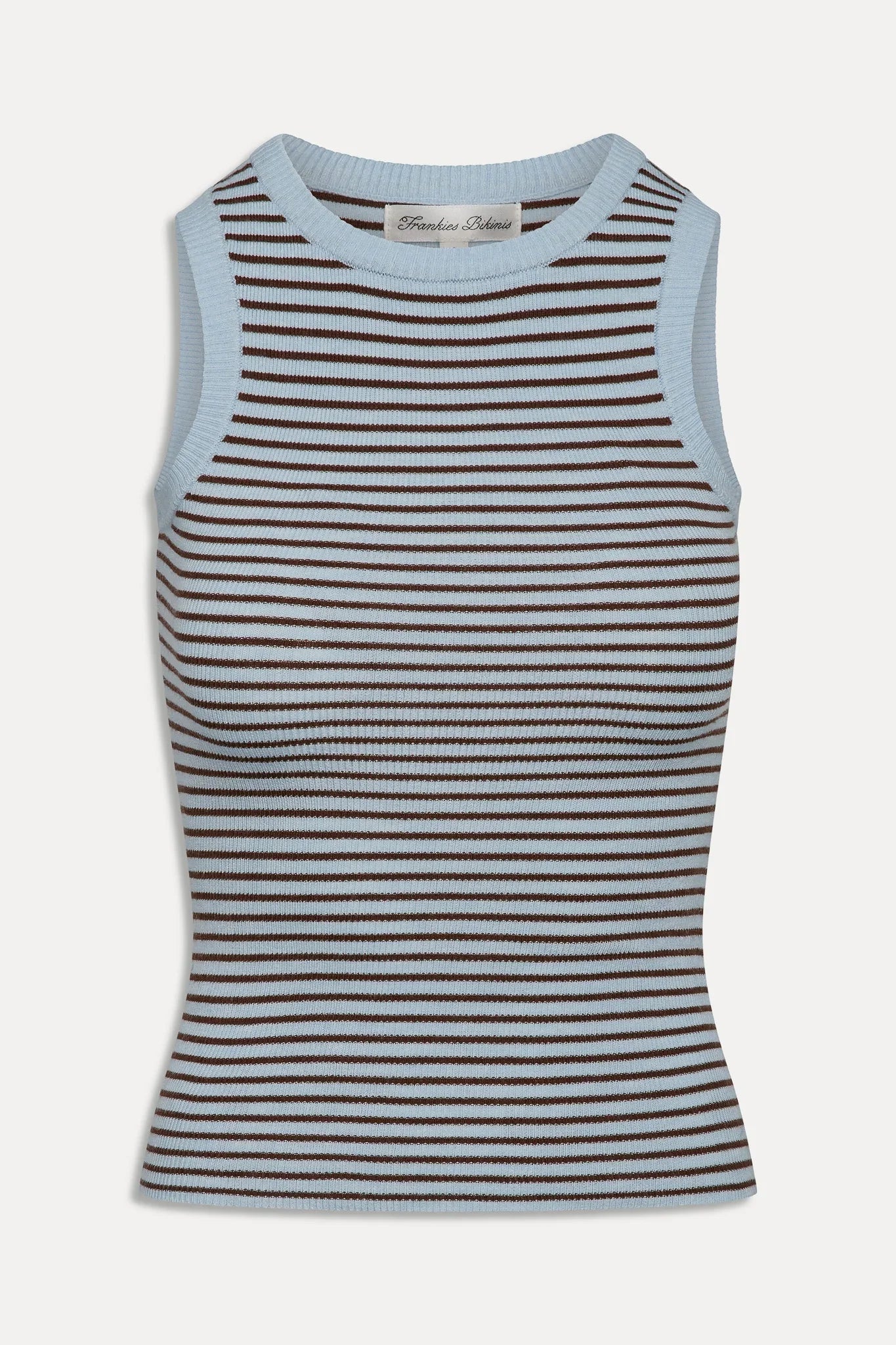 Cuddle Knit Tank Top Montauk Stripe