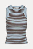 Cuddle Knit Tank Top Montauk Stripe