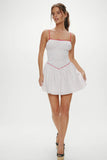 Coast Cotton Mini Dress Red Dot