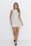 Bow And Beauty Mini Dress Ivory