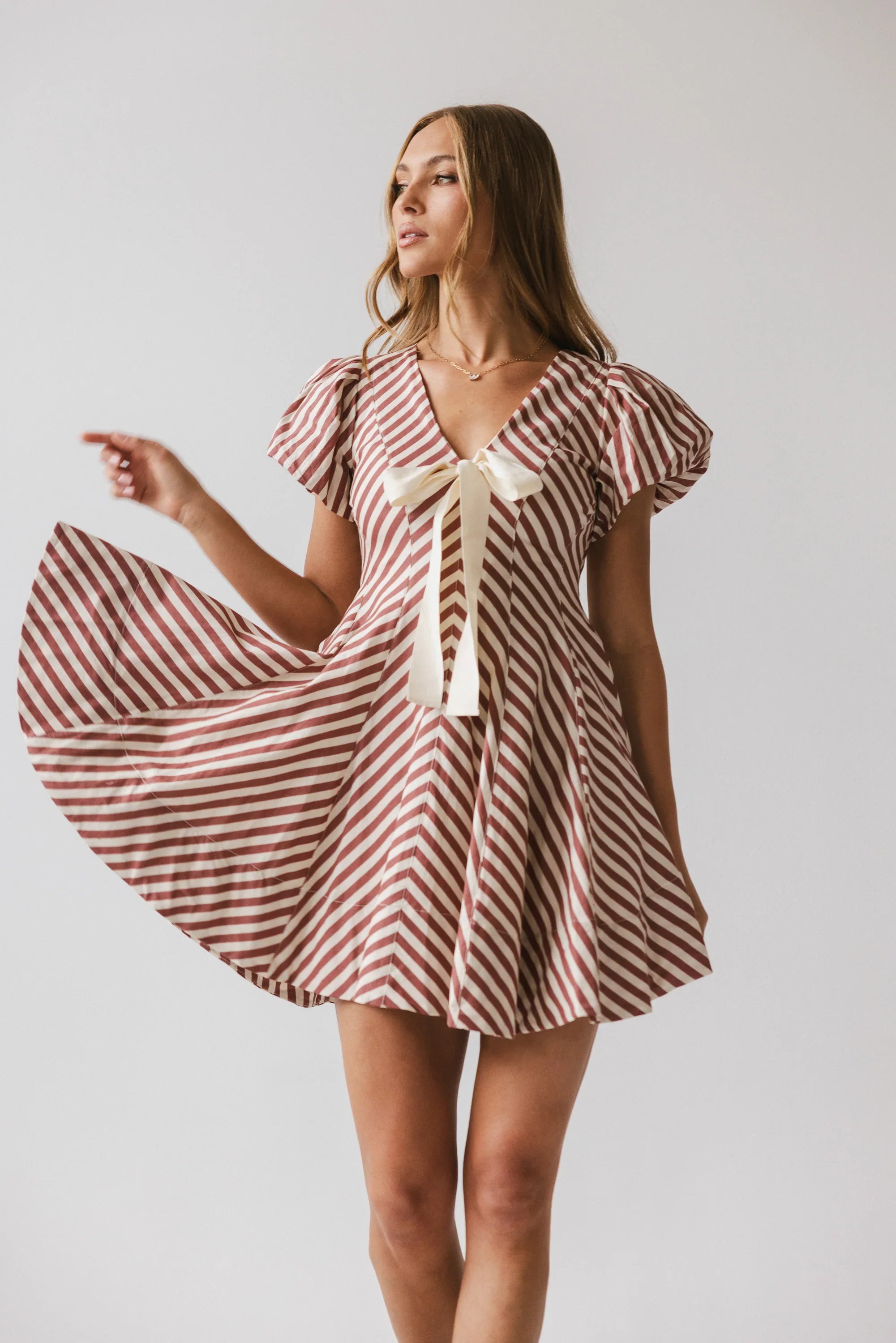 Kai Striped Mini Dress
