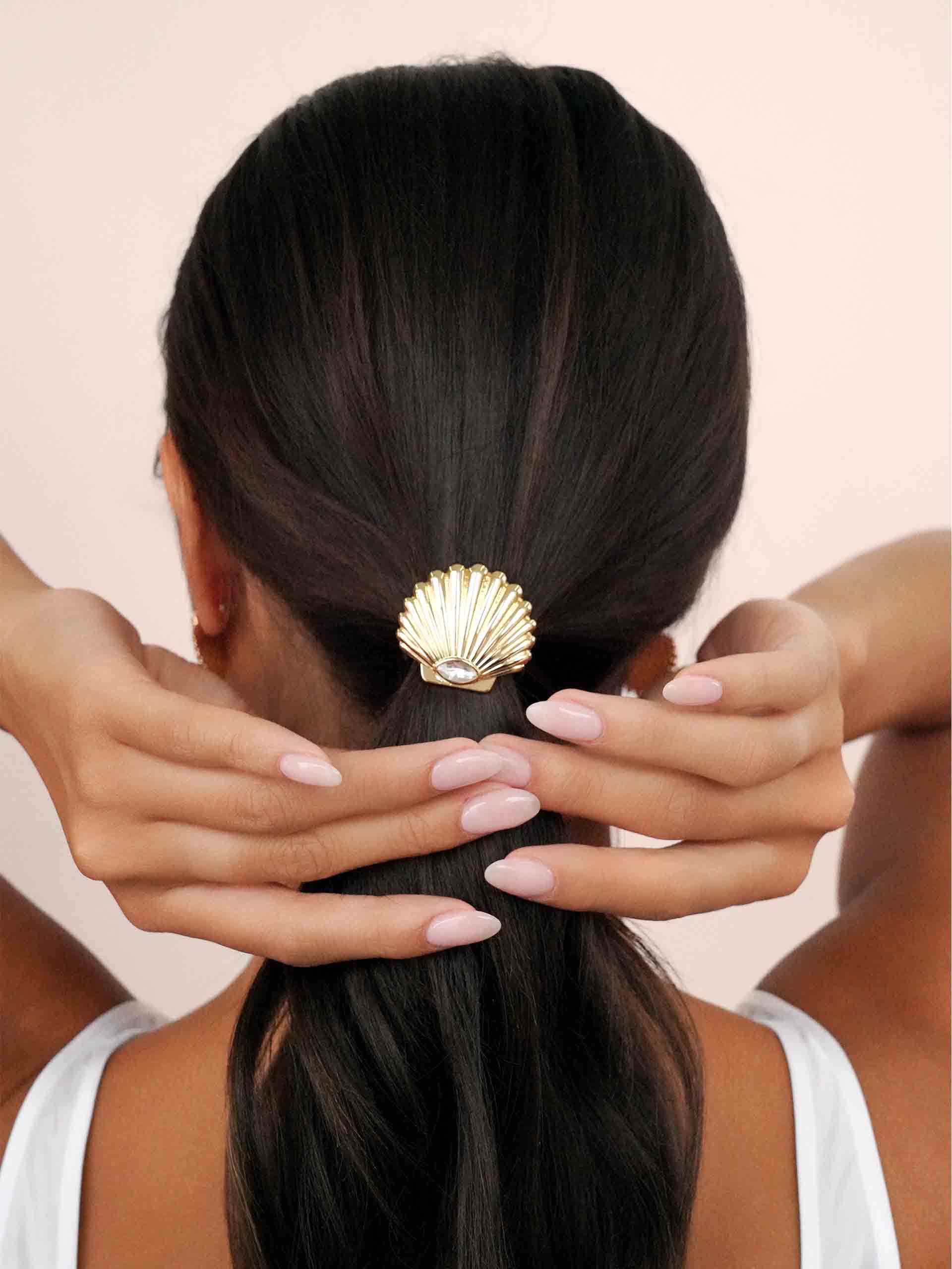 Santorini Shell Hair Tie