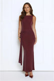Mariners Glow Glitter Maxi Dress Plum