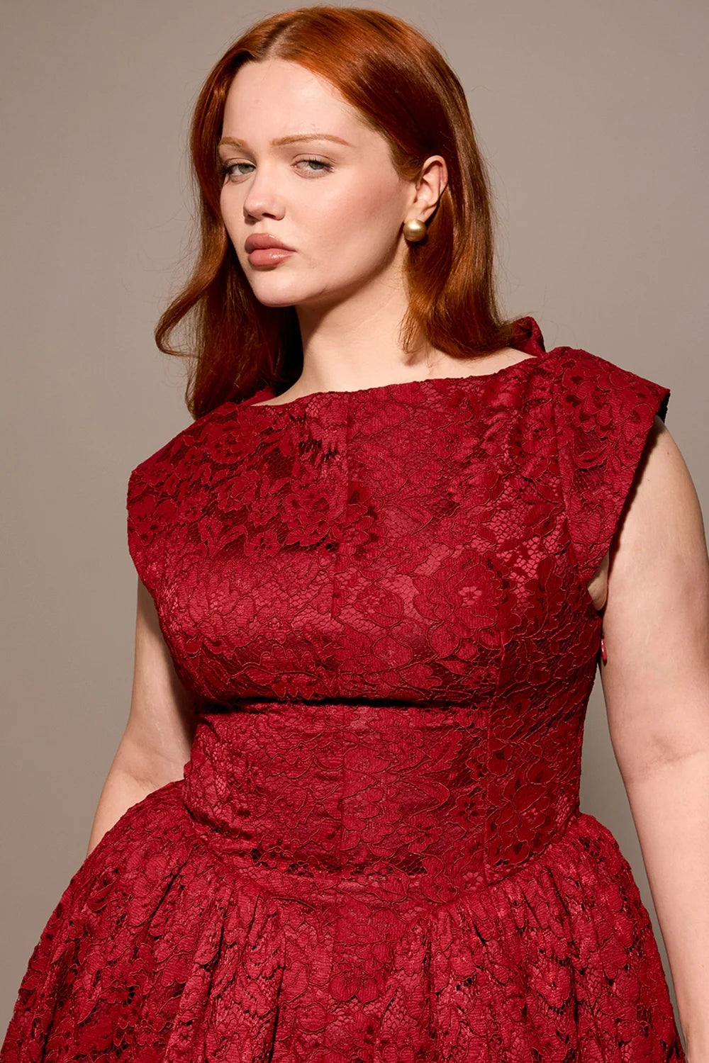 berry lace backless midi dress sale