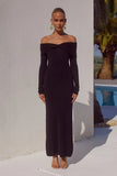 AIRILIE MIDI DRESS BLACK