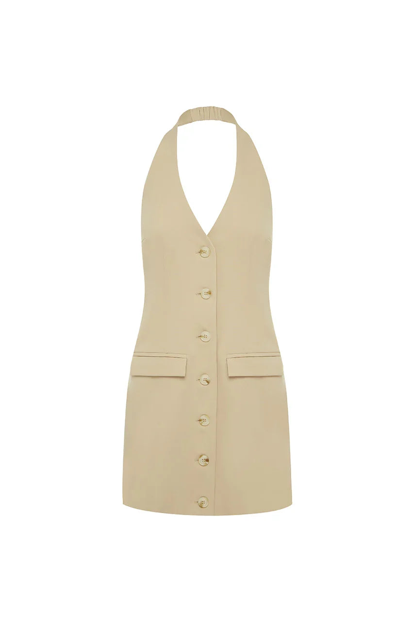 WINIFRED MINI DRESS SAND