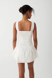 Christa Eyelet Mini Dress Angels Wing