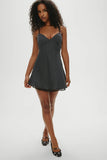 x Khy Kenley Satin Mini Dress Moonlit Dot