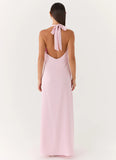 Chellie Wrap Maxi Dress Pink