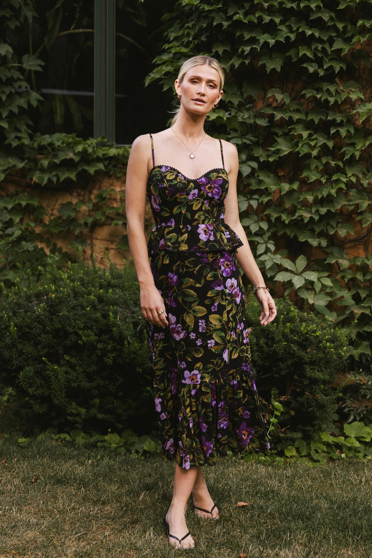 Rory Floral Midi Dress