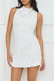 Darling Delight Mini Dress White