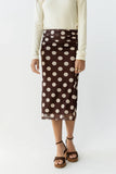 Elsie Polka Dot Maxi Skirt