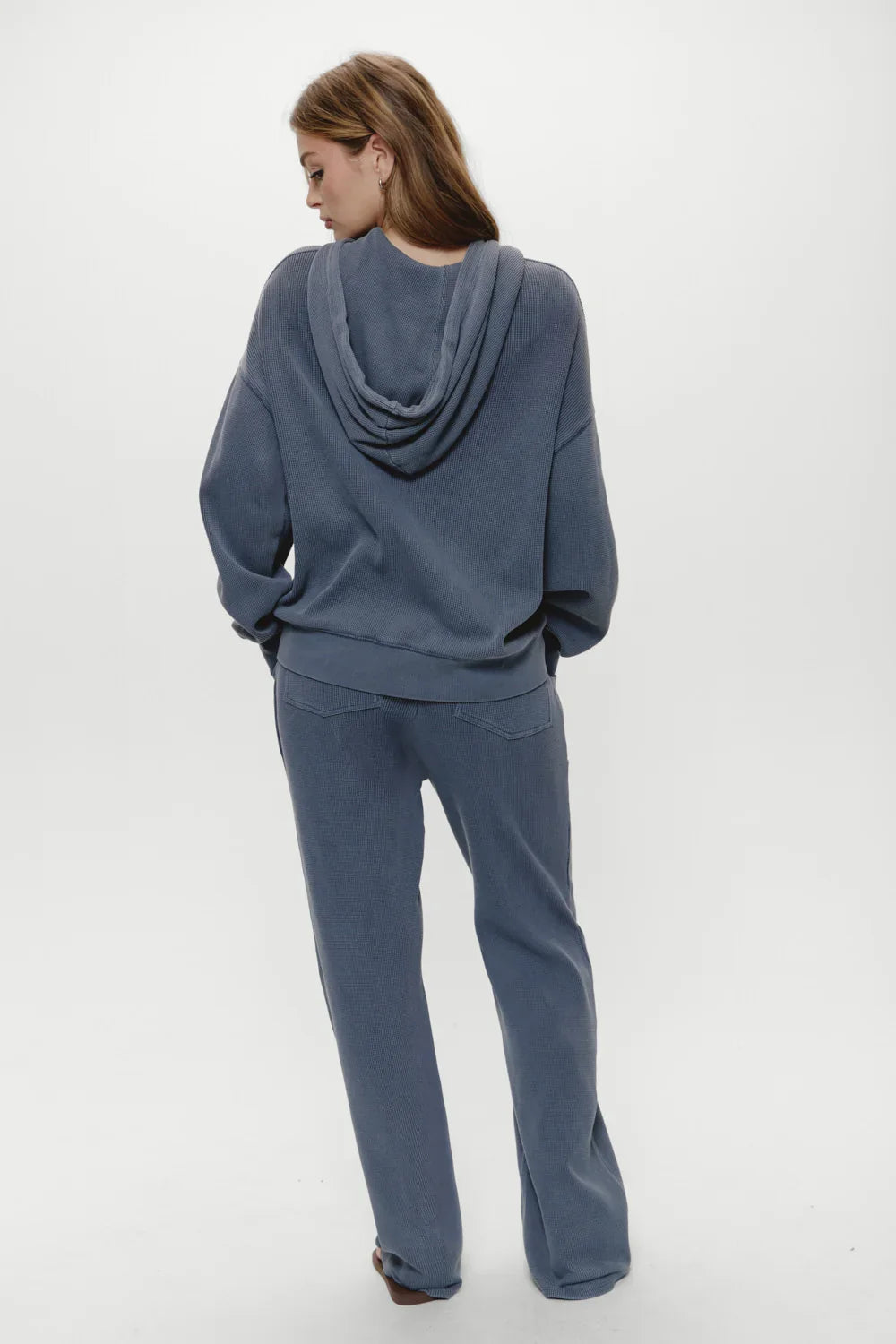 Weekend Thermal Hoodie Shadow Blue